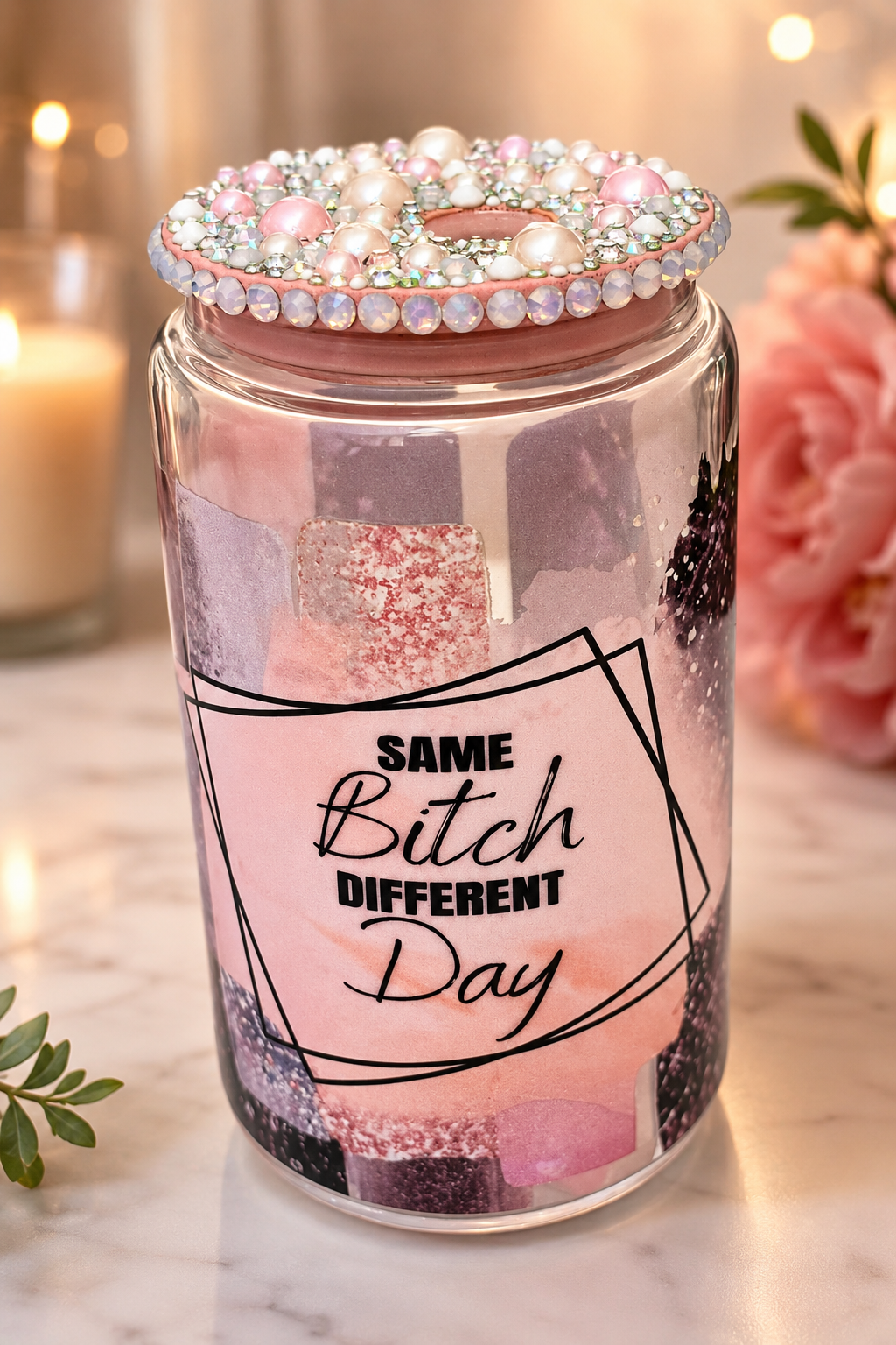 Custom 16oz Glass Can Tumblers