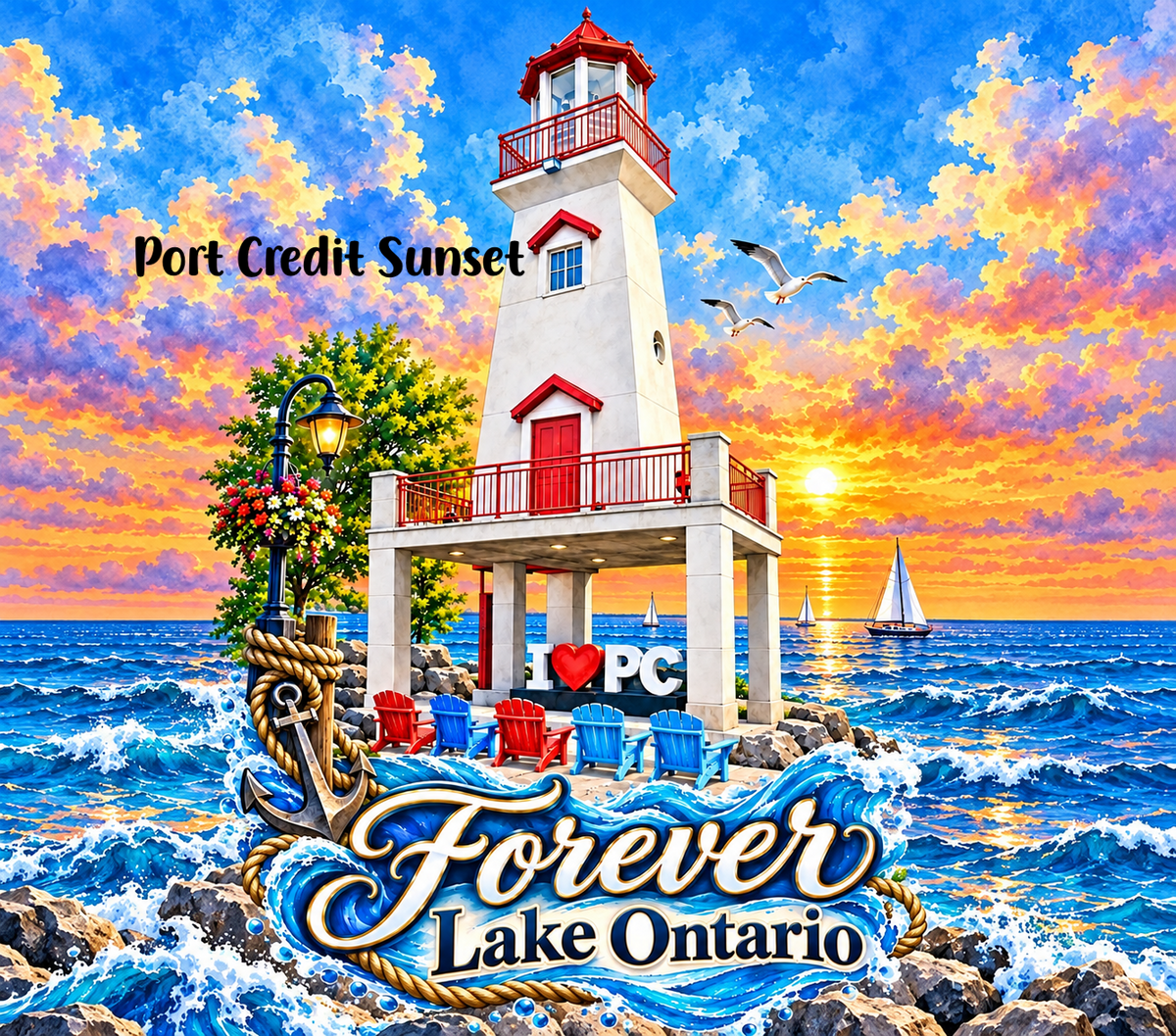 FOREVER LAKE ONTARIO ~ keychains